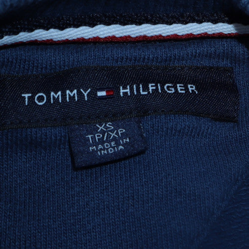 Womens UK Size XS Tommy Hilfiger Blue Pullover Sweatshirt