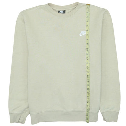 Mens UK Size M Nike Beige Pullover Sweatshirt