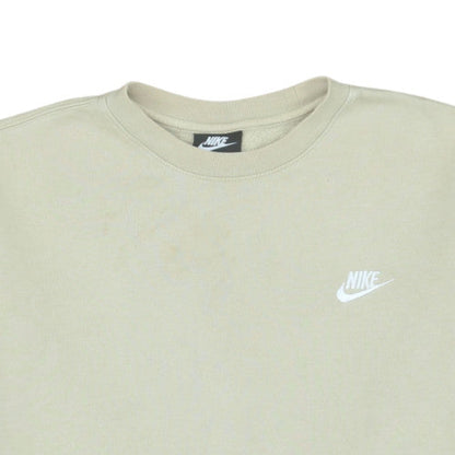 Mens UK Size M Nike Beige Pullover Sweatshirt
