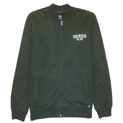Mens UK Size M Dickies Green Full Zip Sweatshirt