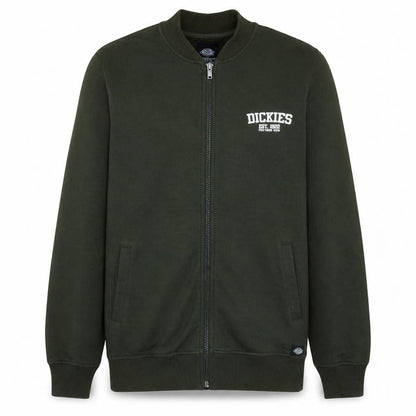Mens UK Size M Dickies Green Full Zip Sweatshirt