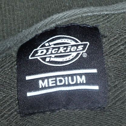 Mens UK Size M Dickies Green Full Zip Sweatshirt