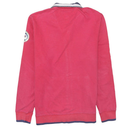 Napapijri Womens Pink XL Full Zip Collared Track Jacket