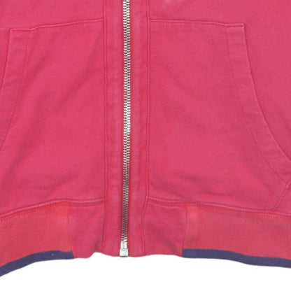 Napapijri Womens Pink XL Full Zip Collared Track Jacket