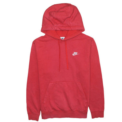 Mens UK Size S Nike Red Pullover Hoodie