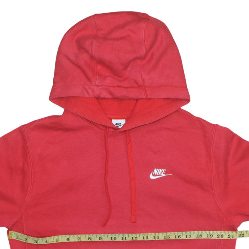 Mens UK Size S Nike Red Pullover Hoodie