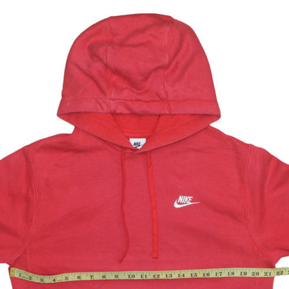 Mens UK Size S Nike Red Pullover Hoodie