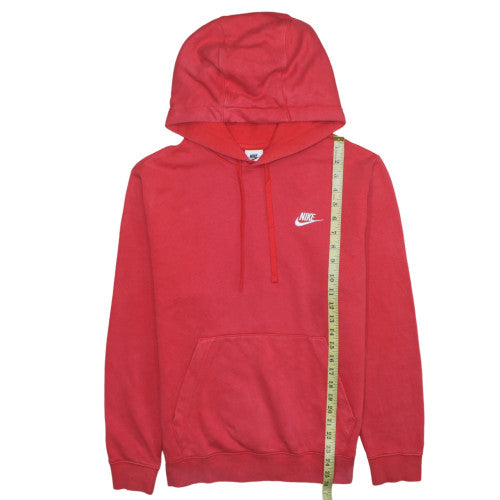 Mens UK Size S Nike Red Pullover Hoodie