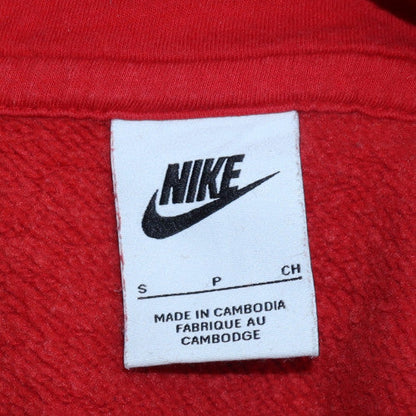 Mens UK Size S Nike Red Pullover Hoodie