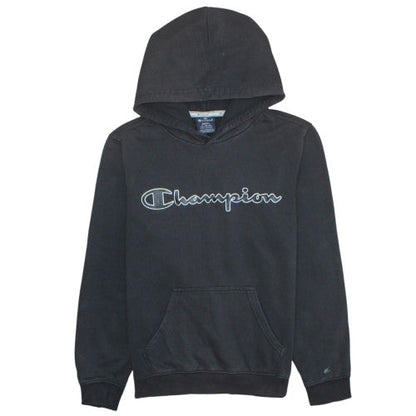 Mens UK Size S Champion Black Pullover Hoodie