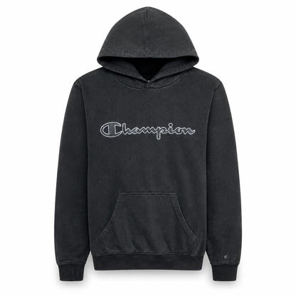 Mens UK Size S Champion Black Pullover Hoodie