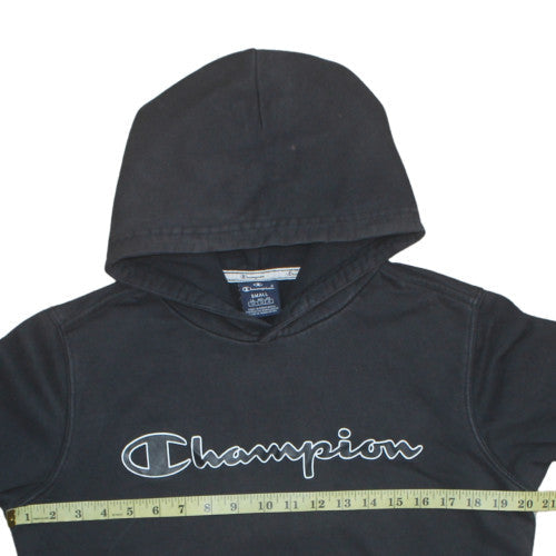 Mens UK Size S Champion Black Pullover Hoodie