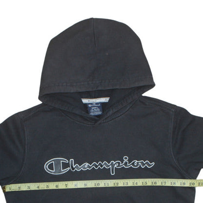 Mens UK Size S Champion Black Pullover Hoodie