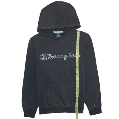 Mens UK Size S Champion Black Pullover Hoodie