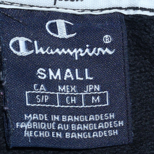Mens UK Size S Champion Black Pullover Hoodie