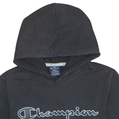 Mens UK Size S Champion Black Pullover Hoodie