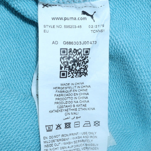 Womens UK Size M Puma Blue Pullover Sweatshirt