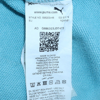 Womens UK Size M Puma Blue Pullover Sweatshirt