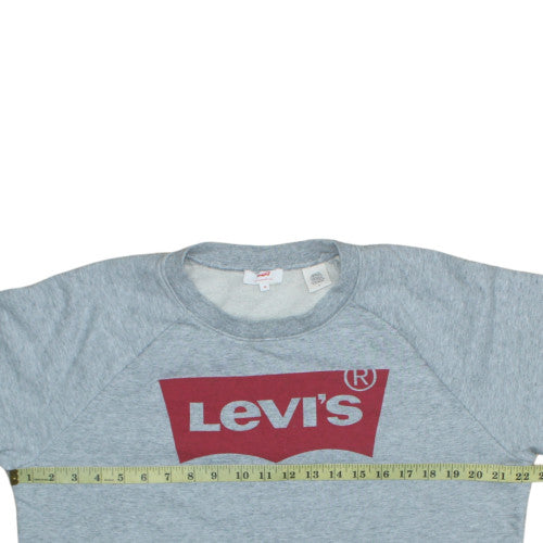 Womens UK Size M Levi's Grey Pullover Sweatshirt