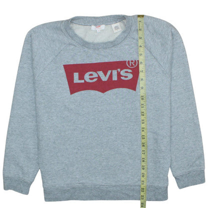 Womens UK Size M Levi's Grey Pullover Sweatshirt