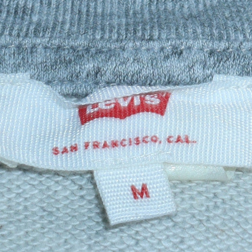 Womens UK Size M Levi's Grey Pullover Sweatshirt