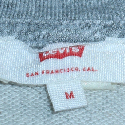 Womens UK Size M Levi's Grey Pullover Sweatshirt