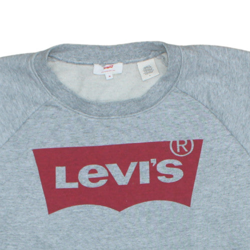 Womens UK Size M Levi's Grey Pullover Sweatshirt