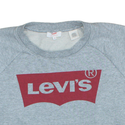 Womens UK Size M Levi's Grey Pullover Sweatshirt
