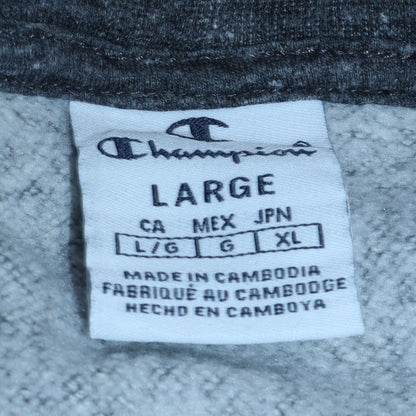 Womens UK Size L Champion Grey Full Zip Hoodie