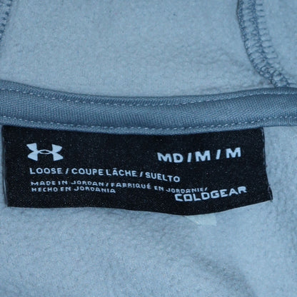 Mens UK Size M Under Armour Grey Pullover Hoodie