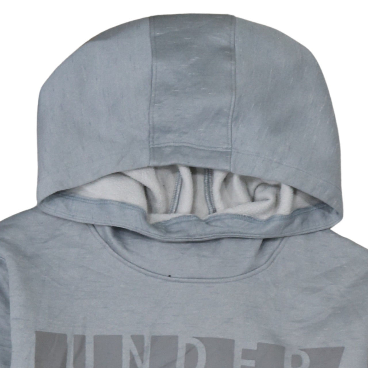 Mens UK Size M Under Armour Grey Pullover Hoodie