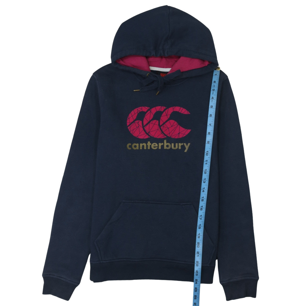 Womens UK Size 12 Canterbury Blue Pullover Hoodie