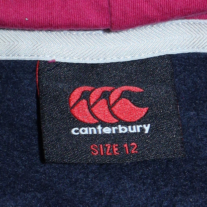 Womens UK Size 12 Canterbury Blue Pullover Hoodie