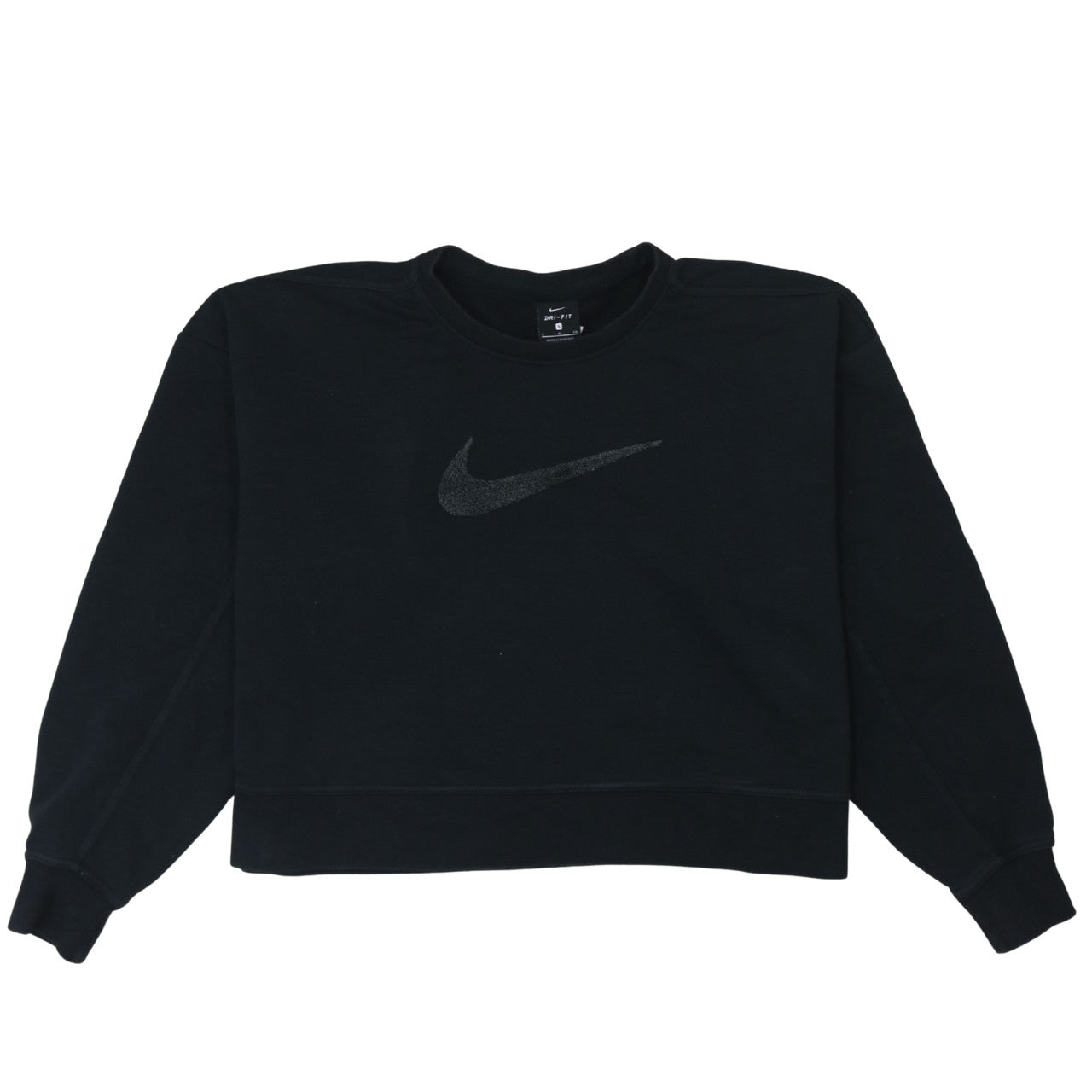 Womens UK Size S Nike Black Pullover Sweatshirt