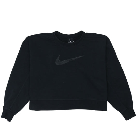 Womens UK Size S Nike Black Pullover Sweatshirt