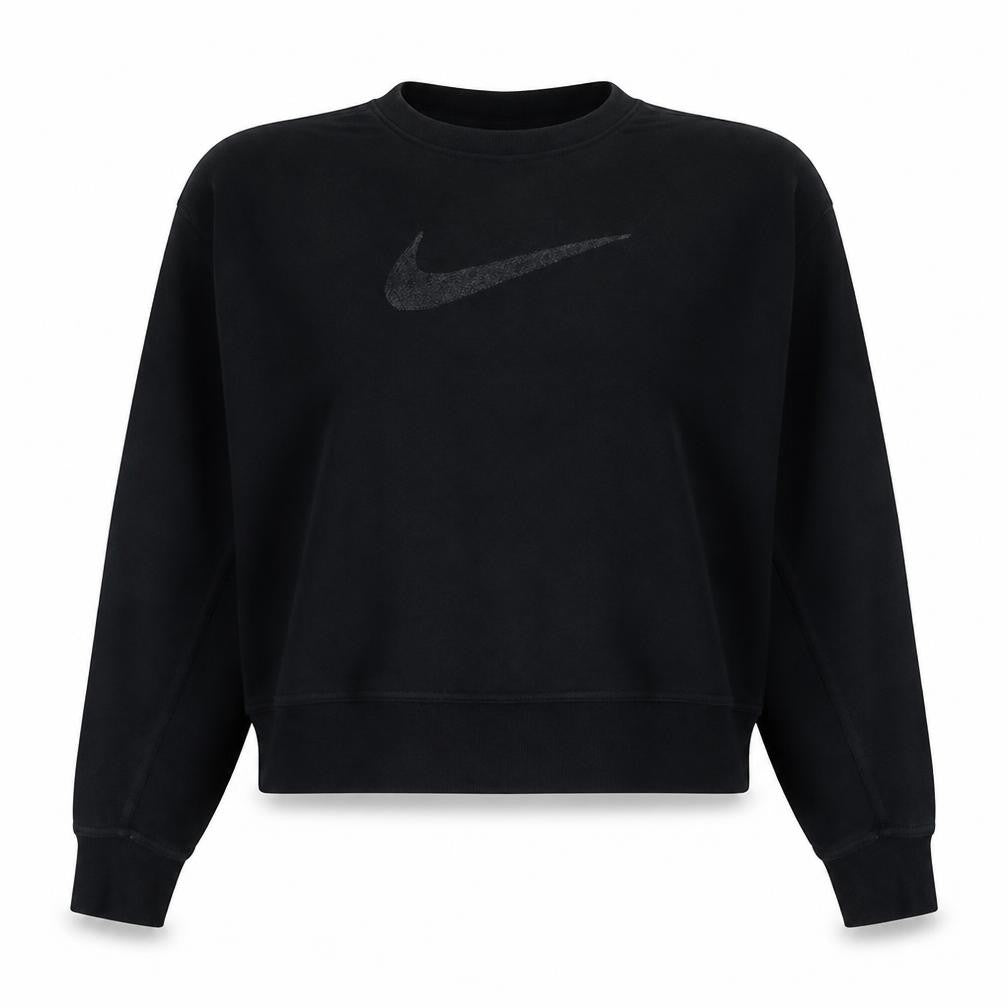 Womens UK Size S Nike Black Pullover Sweatshirt