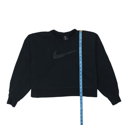 Womens UK Size S Nike Black Pullover Sweatshirt