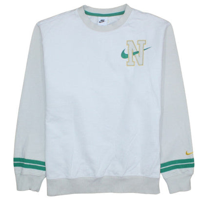Mens UK Size L Nike White Pullover Sweatshirt