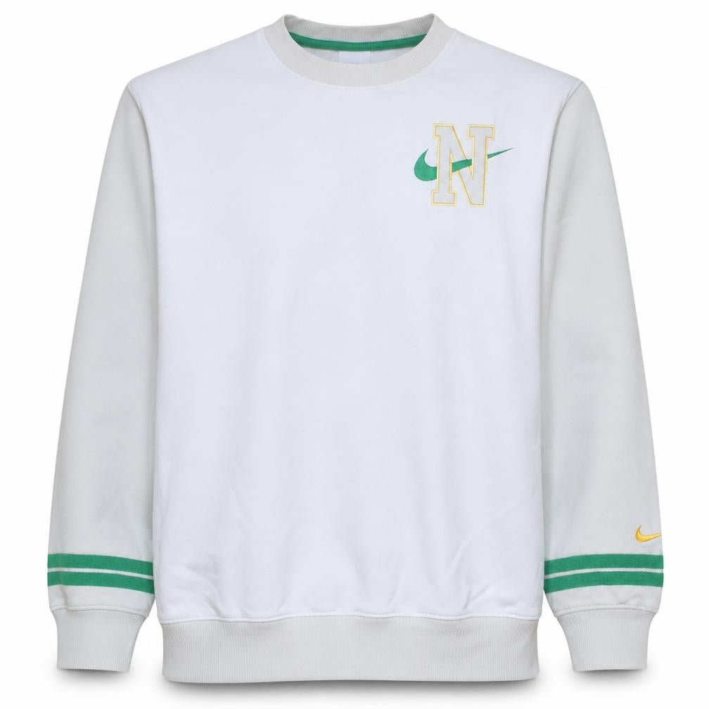 Mens UK Size L Nike White Pullover Sweatshirt