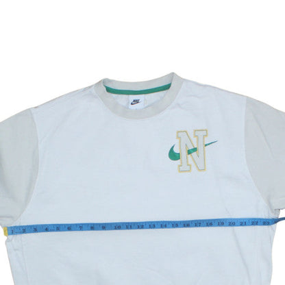 Mens UK Size L Nike White Pullover Sweatshirt