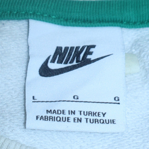 Mens UK Size L Nike White Pullover Sweatshirt