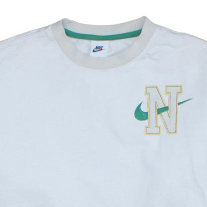 Mens UK Size L Nike White Pullover Sweatshirt