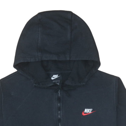 Mens UK Size L Nike Black 1/2 Zip Hoodie