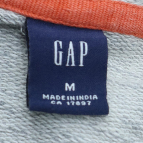 Mens UK Size M GAP Grey Pullover Hoodie