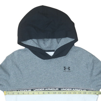 Teens UK Size 164 Under Armour Grey Pullover Hoodie