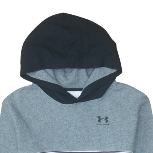 Teens UK Size 164 Under Armour Grey Pullover Hoodie