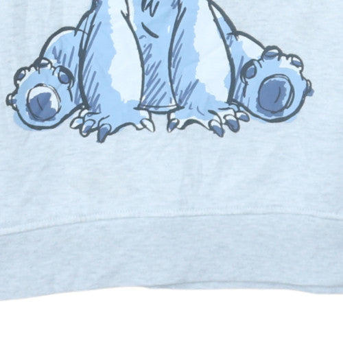 Womens UK Size XS Disney Grey Pullover Hoodie