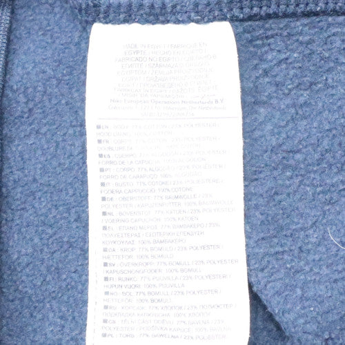 Mens UK Size M Nike Blue Pullover Hoodie