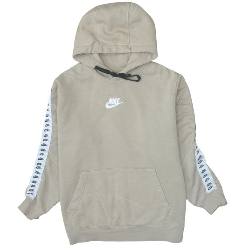 Mens UK Size L Nike Beige Pullover Hoodie