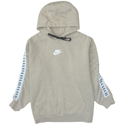 Mens UK Size L Nike Beige Pullover Hoodie